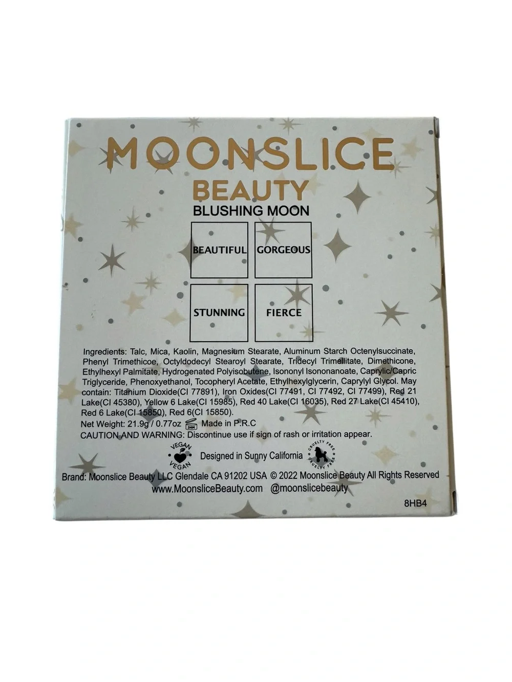 MoonSlice Beauty Blush Palette